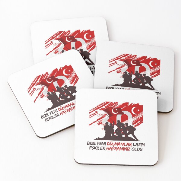 Item preview, Bize Yeni Düşmanlar Lazım Eskiler Hayranımız Oldu, Turkish Quotes designed and sold by Oussluka.