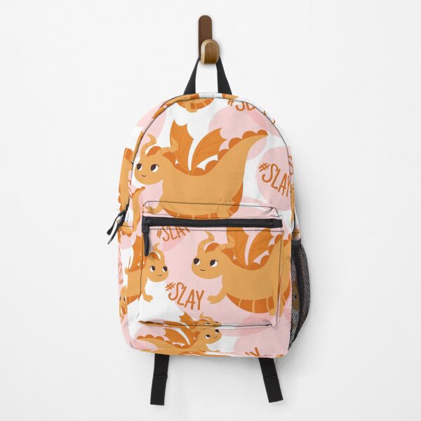 Item preview, Slay All Day Dragon Animal Pun Pattern // Mythical Inspiration designed and sold by FartingUnicorn.