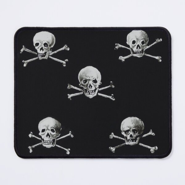 Item preview, SKULL AND BONES IN BLACK WHITE designed and sold by BulganLumini.