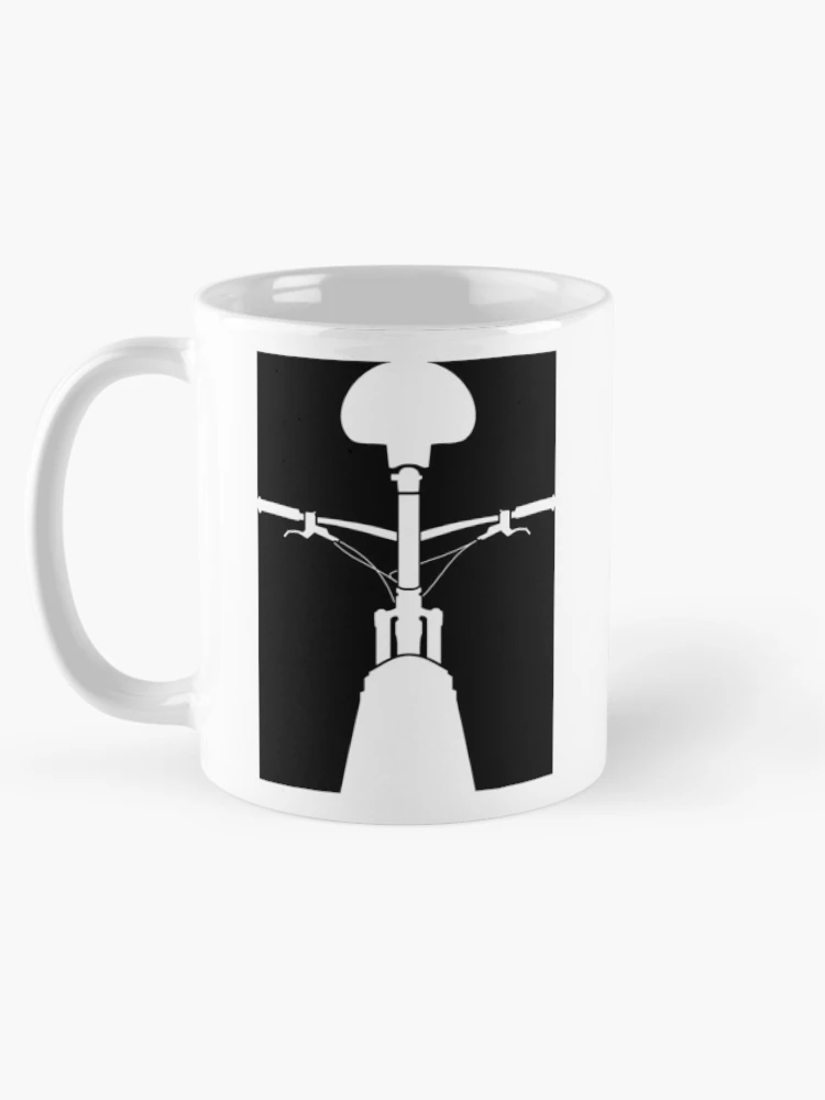 Thumbnail 5 of 6, Coffee Mug, Black MTB Rear View designed and sold by RabeDesigns.