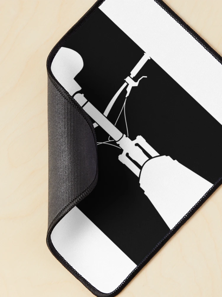 Thumbnail 2 of 5, Mouse Pad, Black MTB Rear View designed and sold by RabeDesigns.