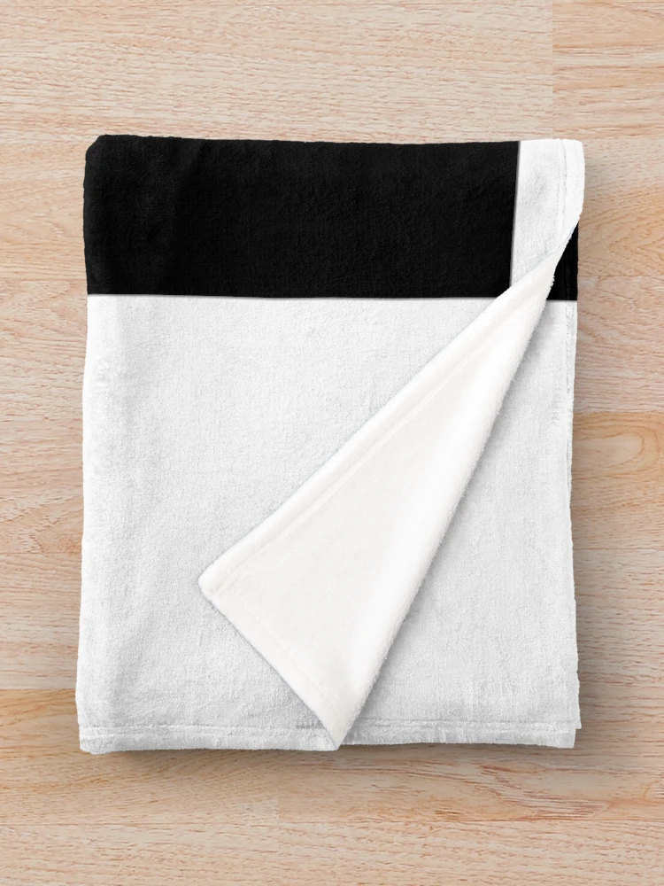 Thumbnail 3 of 6, Throw Blanket, Black MTB Rear View designed and sold by RabeDesigns.