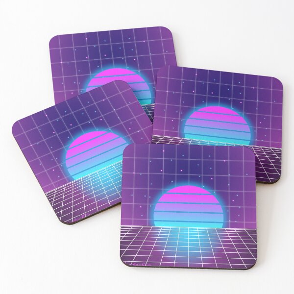 Item preview, Vaporwave Sunset designed and sold by Mustachio-Draws.