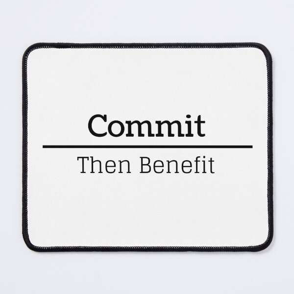 Item preview, Commit Then Benefit | Entrepreneur & Business Men designed and sold by djaber1998.