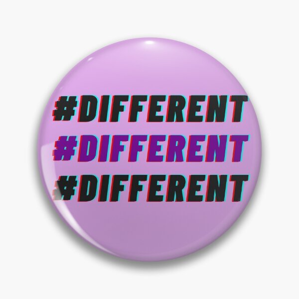Item preview, TYPOGRAPHY "DIFFERENT" | QUOTE OF THE DAY designed and sold by Mintminz.