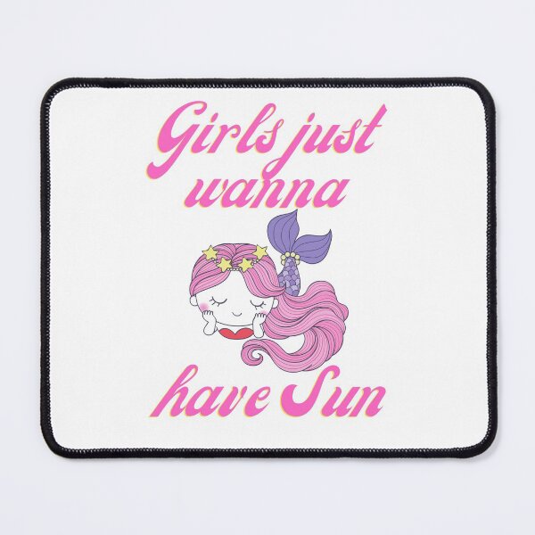 Item preview, Girls Just Wanna Have Sun Pink Hair designed and sold by Vibbin4Life33.