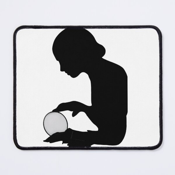Item preview, Fortune Teller With Crystal Ball Silhouette  designed and sold by Monica Laipple.
