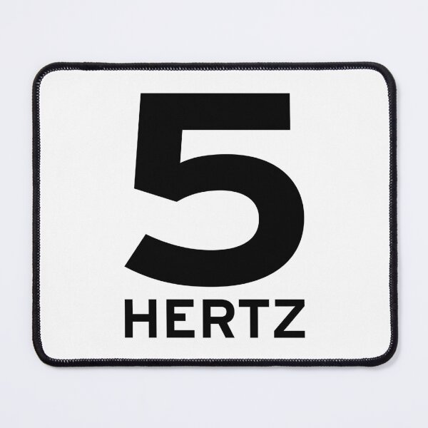 Item preview, 5 HERTZ BRAND LOGO - BLACK designed and sold by 5hertz.