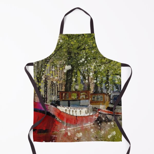 Item preview, Canal Boats Mixed Media designed and sold by OByD.