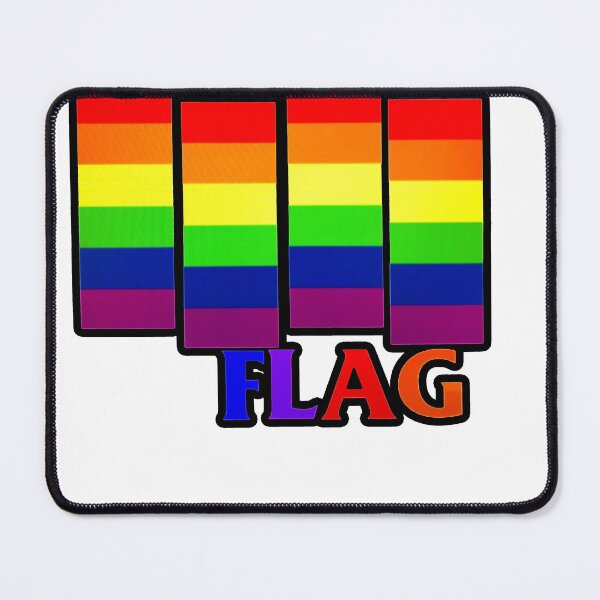 Item preview, PRIDE GAY RAINBOW FLAG STICKER AND SHIRT  designed and sold by Fanflows.