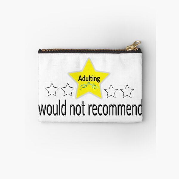 Item preview, Adulting would not recommend  designed and sold by Alshoalla.