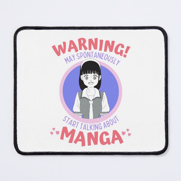Item preview, Warning May Spontaneously Start Talking About Manga Cute Girl, Black - Funny Otaku Anime Lover designed and sold by Teetee94.