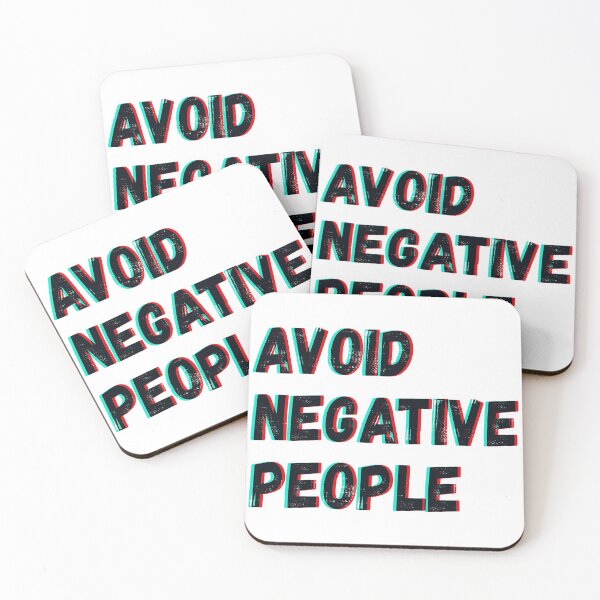 Item preview, Avoid negative people fun - glitch effect designed and sold by 99vectors.