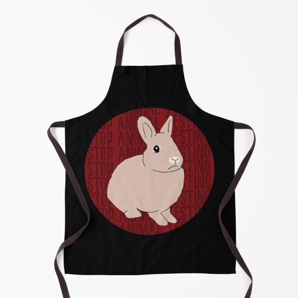 Item preview, Stop Animal Testing Rabbit Stencil designed and sold by RevolutionInPaint.