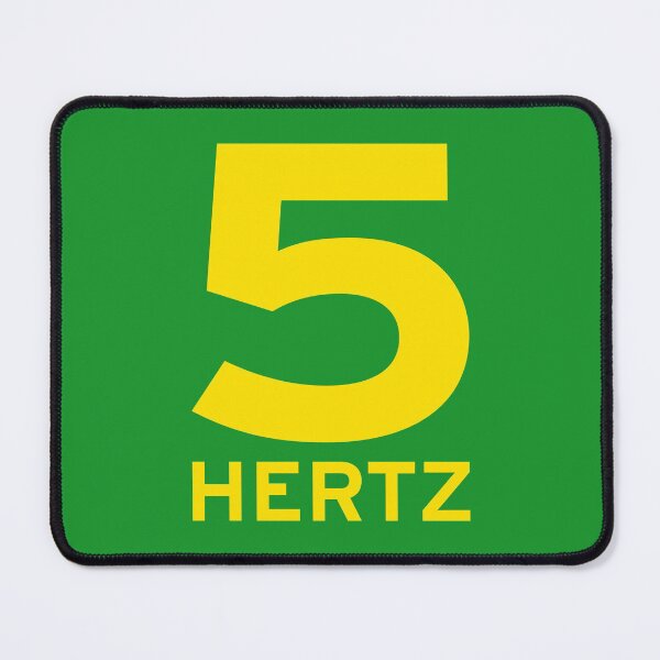 Item preview, 5 HERTZ BRAND LOGO - YELLOW designed and sold by 5hertz.