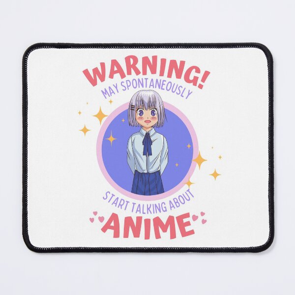 Item preview, Warning May Spontaneously Start Talking About Anime Cute Anime Girl - Funny Otaku Anime Lover designed and sold by Teetee94.