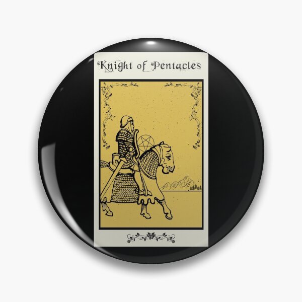 Item preview, Knight of Pentacles Tarot Card designed and sold by ShowMePride.