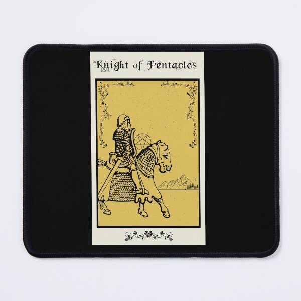 Item preview, Knight of Pentacles Tarot Card designed and sold by ShowMePride.
