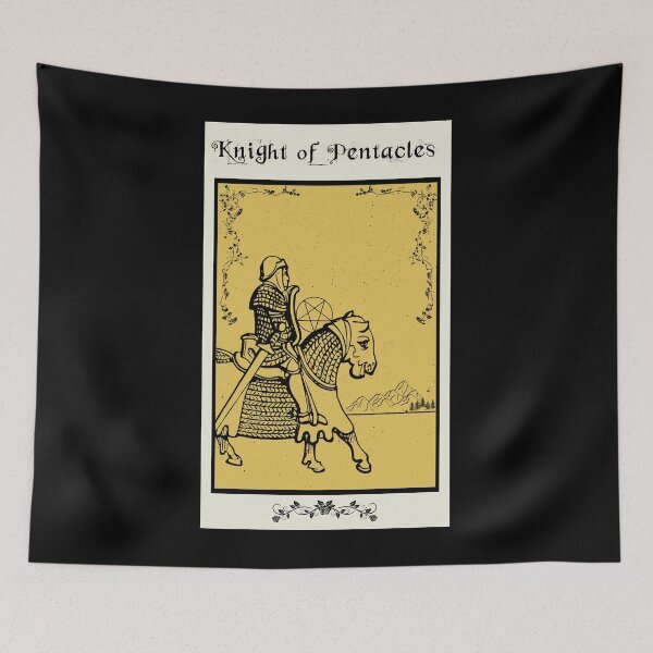 Item preview, Knight of Pentacles Tarot Card designed and sold by ShowMePride.