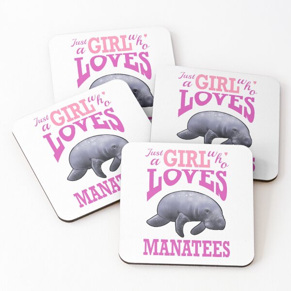 Item preview, Just a girl who loves manatees  designed and sold by weilertsen.