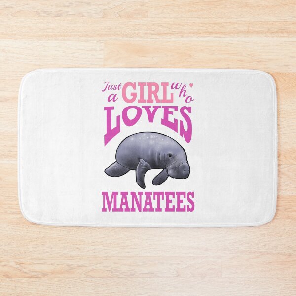 Item preview, Just a girl who loves manatees  designed and sold by weilertsen.