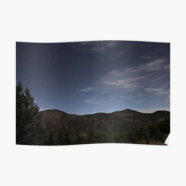 Stars Over San Francisco Peaks Poster
