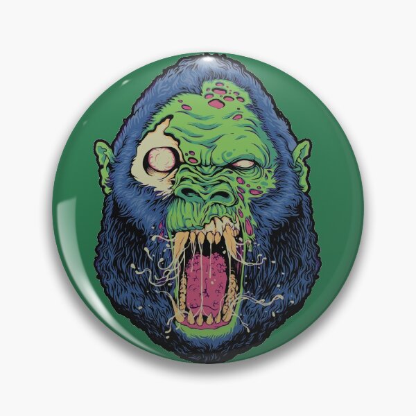 Item preview, Awesome Zombie Gorilla Head designed and sold by SLAG-Creative.