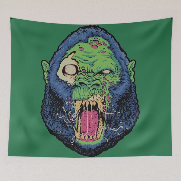 Item preview, Awesome Zombie Gorilla Head designed and sold by SLAG-Creative.