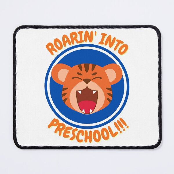 Item preview, Roaring into Preschool, Cute Tiger Roaring Navy Blue - Funny, Back to School Gifts, Kids Gifts, First Day of School designed and sold by Teetee94.