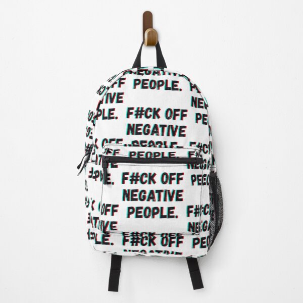 Item preview, F # ck off - negative people - glitch effect designed and sold by 99vectors.