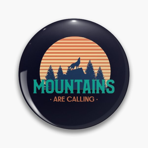 Item preview, Mountains Are Calling Lone Wolf Calling designed and sold by SoloDesignCo.