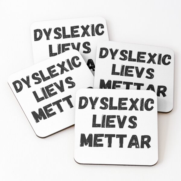 Item preview, Dyslexic Lives Matter- Funny Dyslexia  designed and sold by Club7Studios.