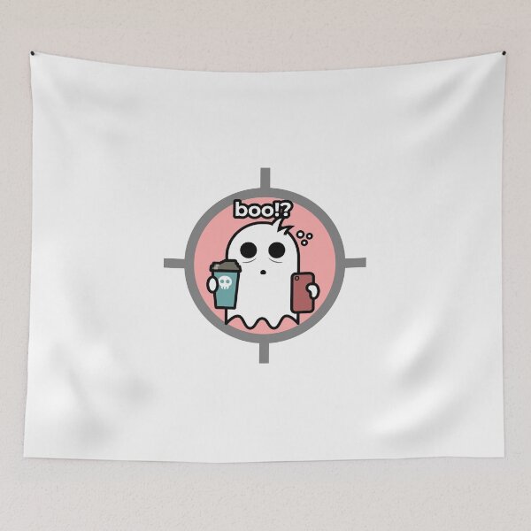 Item preview, Halloween Target Cute Ghost Boo designed and sold by BoldTigerDesign.