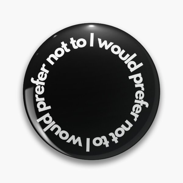 Item preview, I would prefer not to (Circular design) designed and sold by newtree.