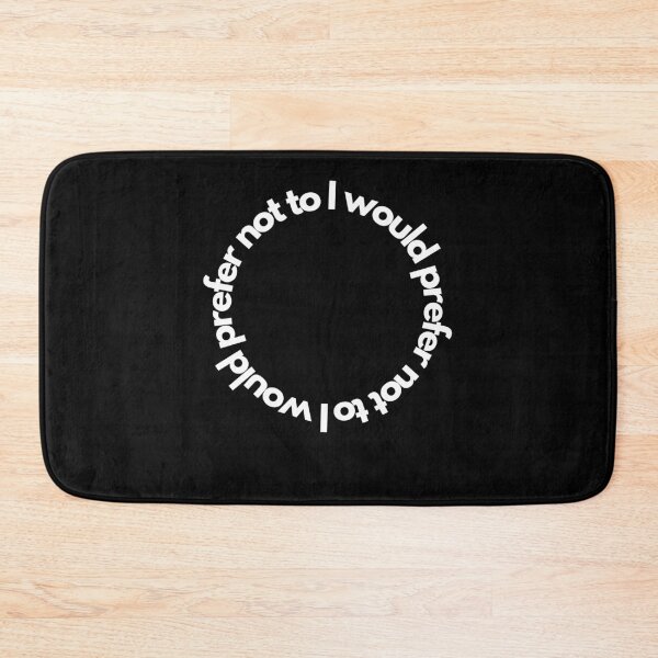 Item preview, I would prefer not to (Circular design) designed and sold by newtree.