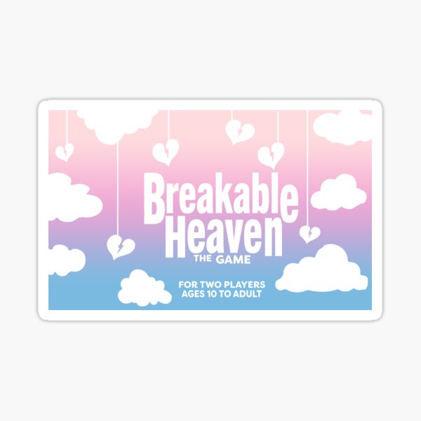 "Breakable Heaven The Game Sticker (Lover Era Gradient)" Sticker for