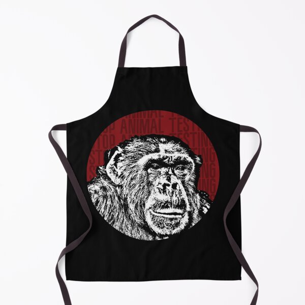 Item preview, Stop Animal Testing Monkey Stencil designed and sold by RevolutionInPaint.