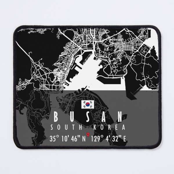 Item preview, BUSAN MAP SOUTH KOREA designed and sold by hatimelhag.