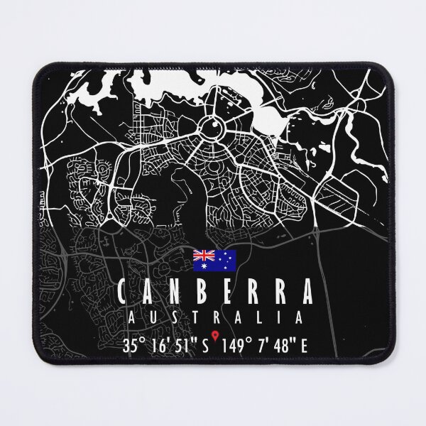 Item preview, CANBERRA MAP AUSTRALIA designed and sold by hatimelhag.