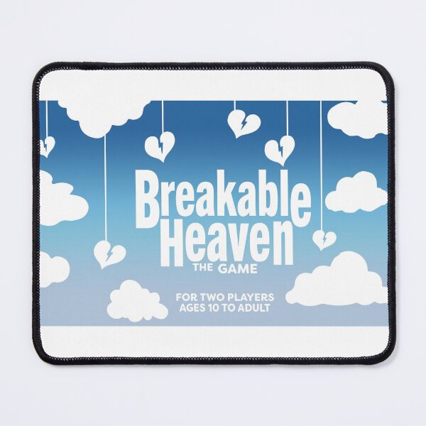 Item preview, Breakable Heaven The Game Sticker (Blue Gradient) designed and sold by cineastette.