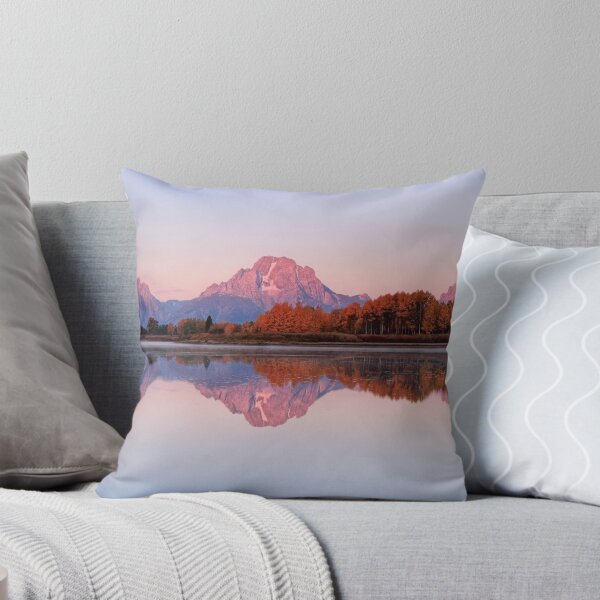 Alpen Glow Throw Pillow