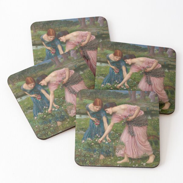 Item preview, John William Waterhouse - Gather Ye Rosebuds designed and sold by Vivanne-art.