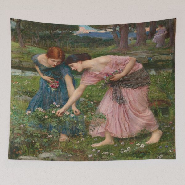 Item preview, John William Waterhouse - Gather Ye Rosebuds designed and sold by Vivanne-art.