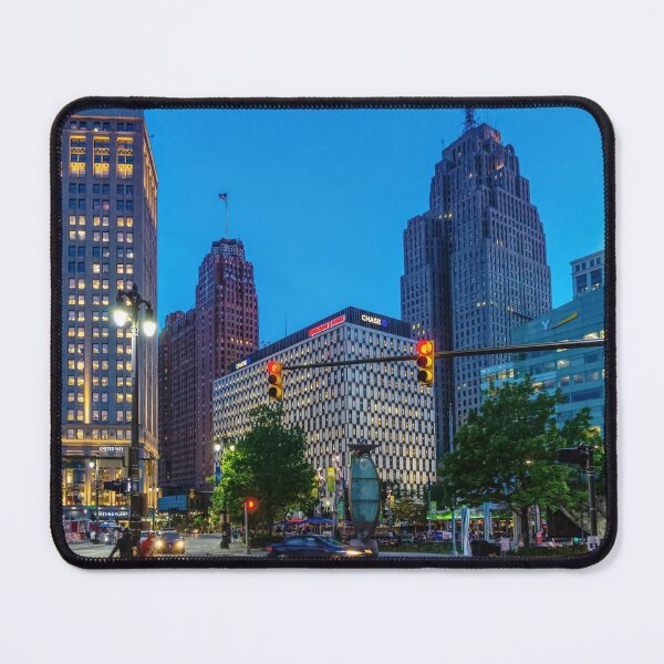 Item preview, Night In Downtown Detroit Michigan designed and sold by mljdwhite.