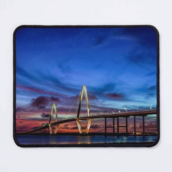 Item preview, Arthur Ravenel Bridge Twilight designed and sold by mljdwhite.