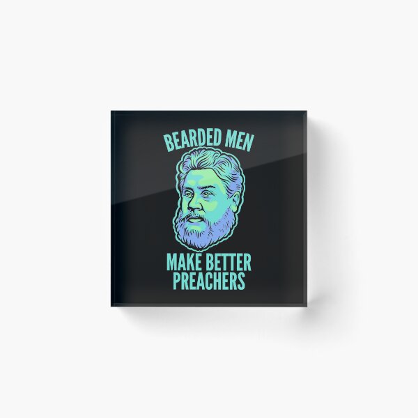 Item preview, Charles Spurgeon Beards - Aqua designed and sold by HalpinDesign.