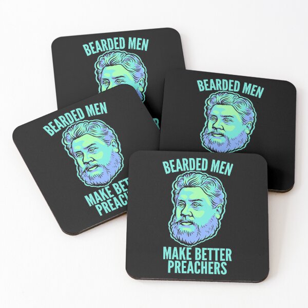 Item preview, Charles Spurgeon Beards - Aqua designed and sold by HalpinDesign.