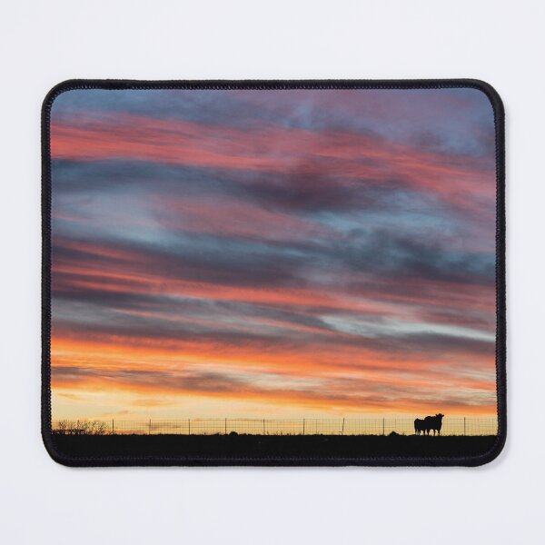 Item preview, Rolling Sky Waves Cow Sunset designed and sold by mljdwhite.