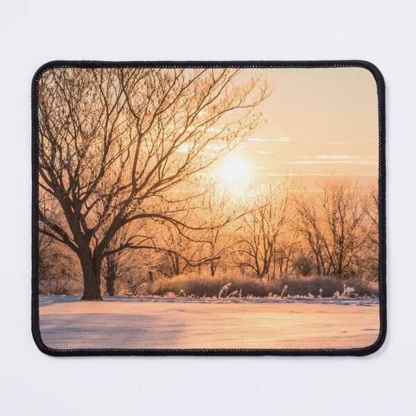 Item preview, Winter Snow Golden Sunrise designed and sold by mljdwhite.