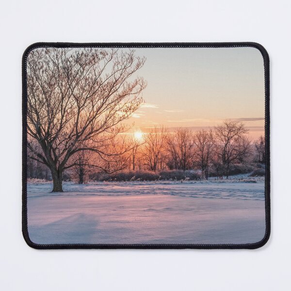 Item preview, A Frosty Ozarks Snow Sunrise designed and sold by mljdwhite.